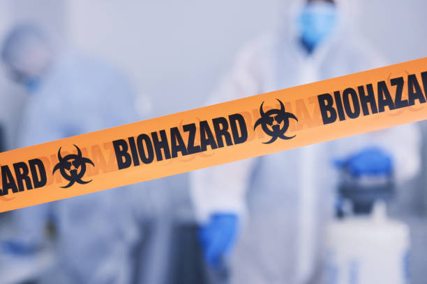 Professional Biohazard technician working in Roslyn Heights, NY